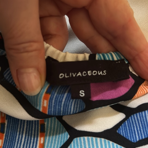 Multicolor Halter Top sz S - Picture 4 of 4